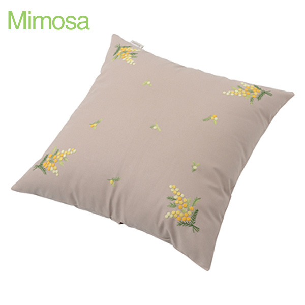 手刺繍クッションカバー