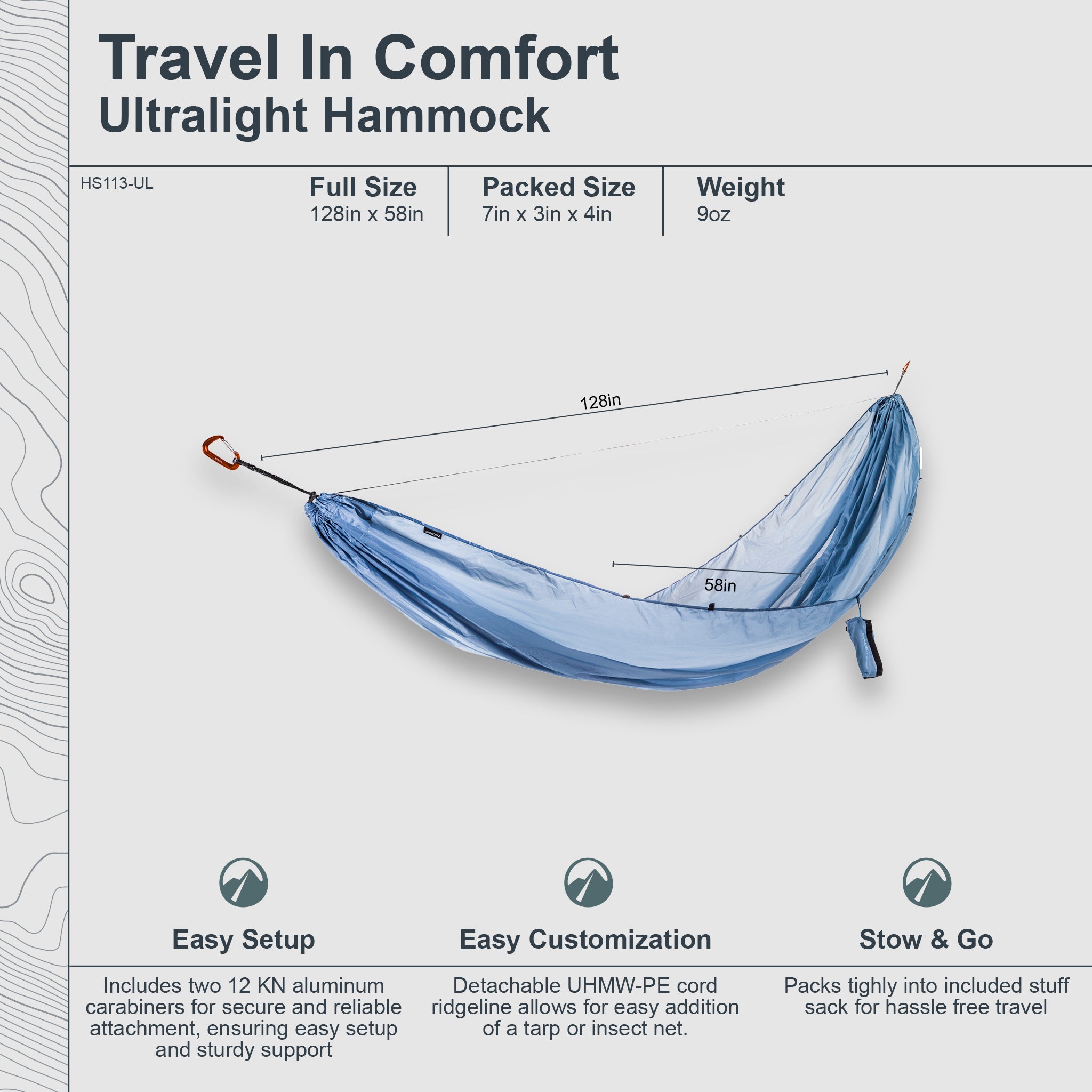 Camping Hammock | Ultralight | COCOON
