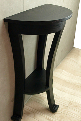 木製コンソールテーブル(半円)の通販｜ココバリ