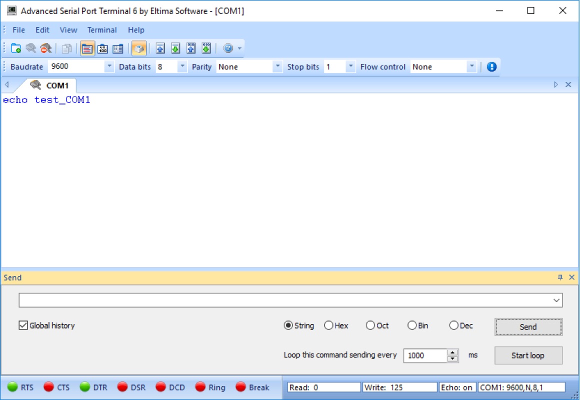 Advanced Serial Port Terminal