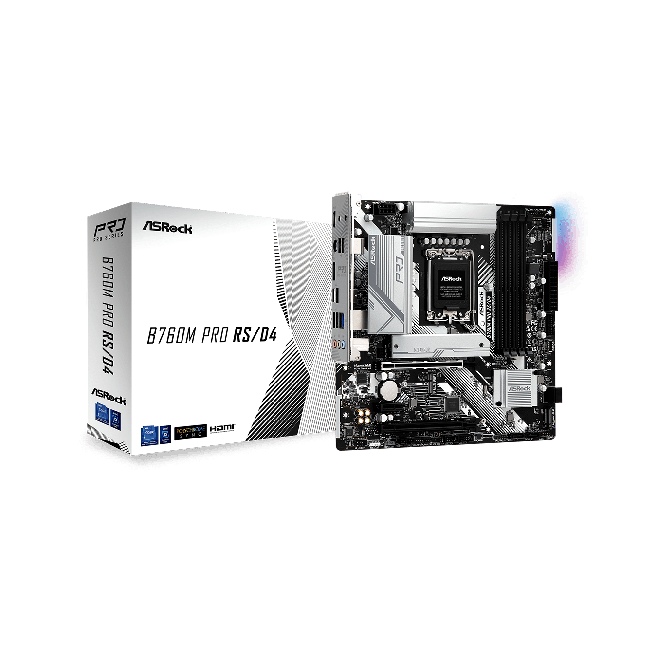 B760M Pro RS/D4 | ASRock(アスロック) LGA1700 Intel® B760 Micro ATX