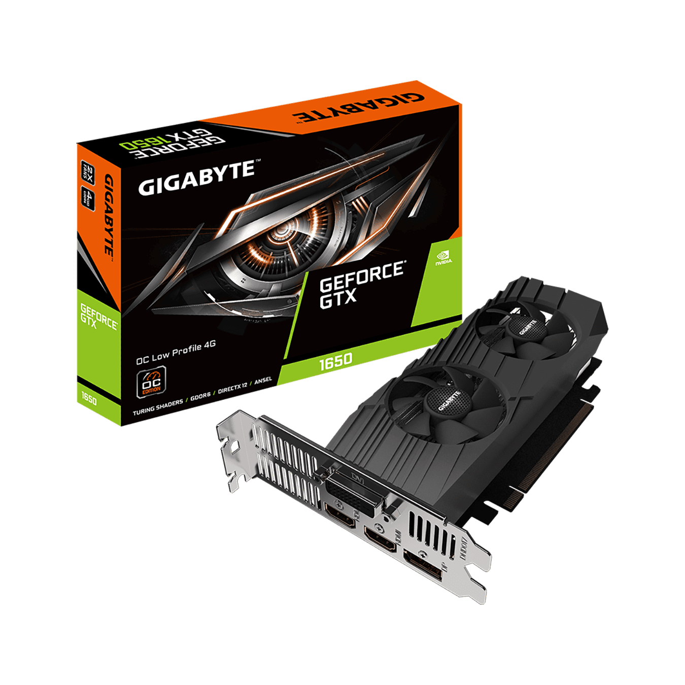 GV-N1656OC-4GL | GIGABYTE NVIDIA GeForce GTX 1650 搭載