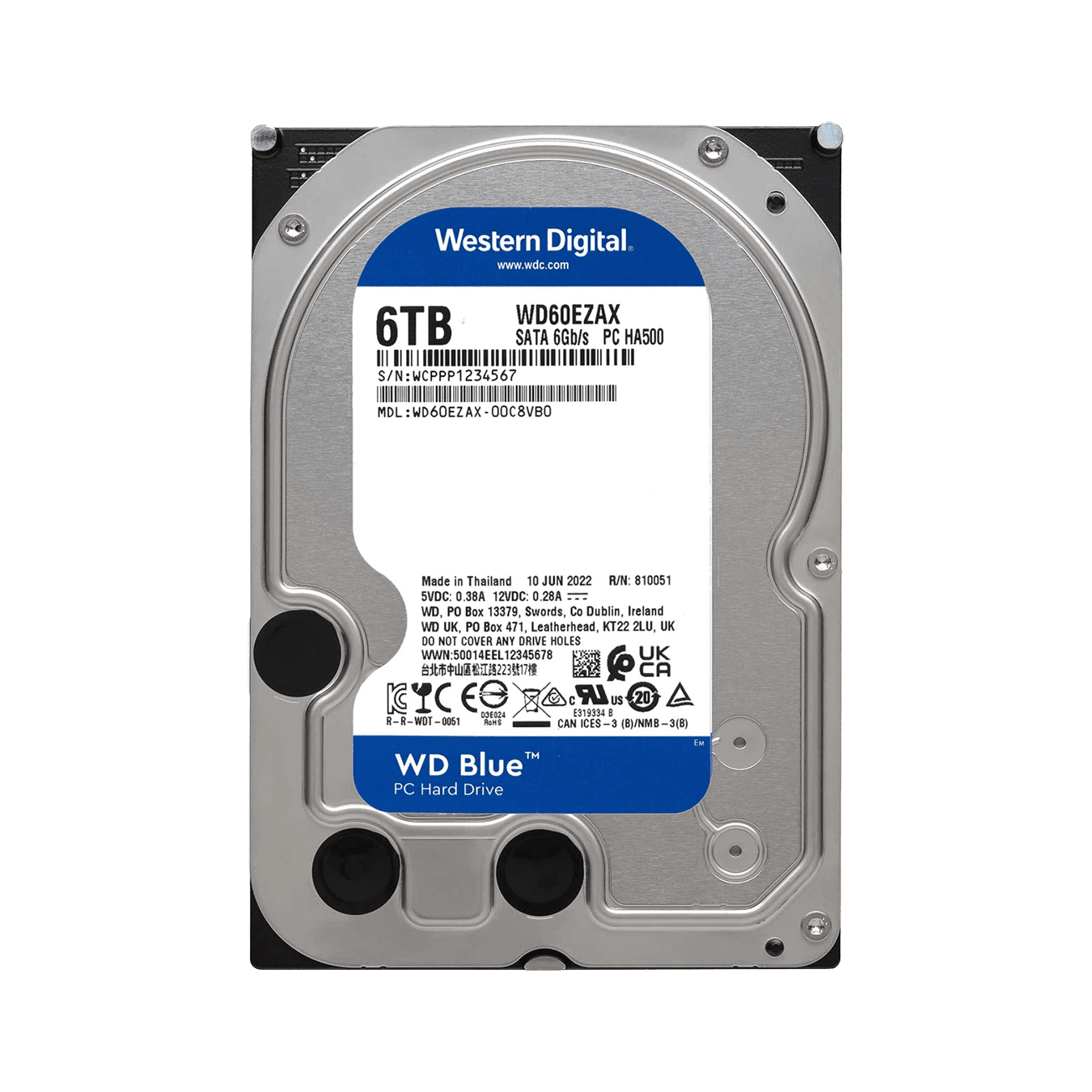 WD60EZAX | WD60EZAX | WesternDigital WD Blue SATA3 6Gbps(SATA6G