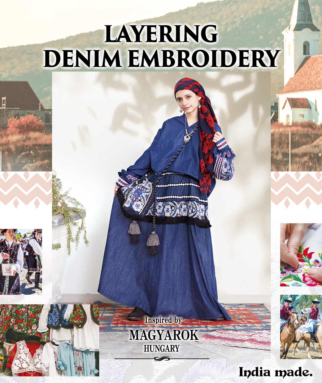 遊牧民の伝統的な刺しゅうや織りを施したこだわりのシリーズ