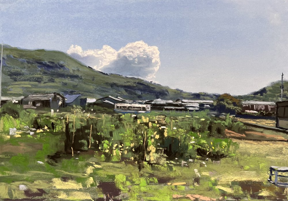 僕の畑 | 坂口恭平パステル画 | 熊本市現代美術館 CAMK