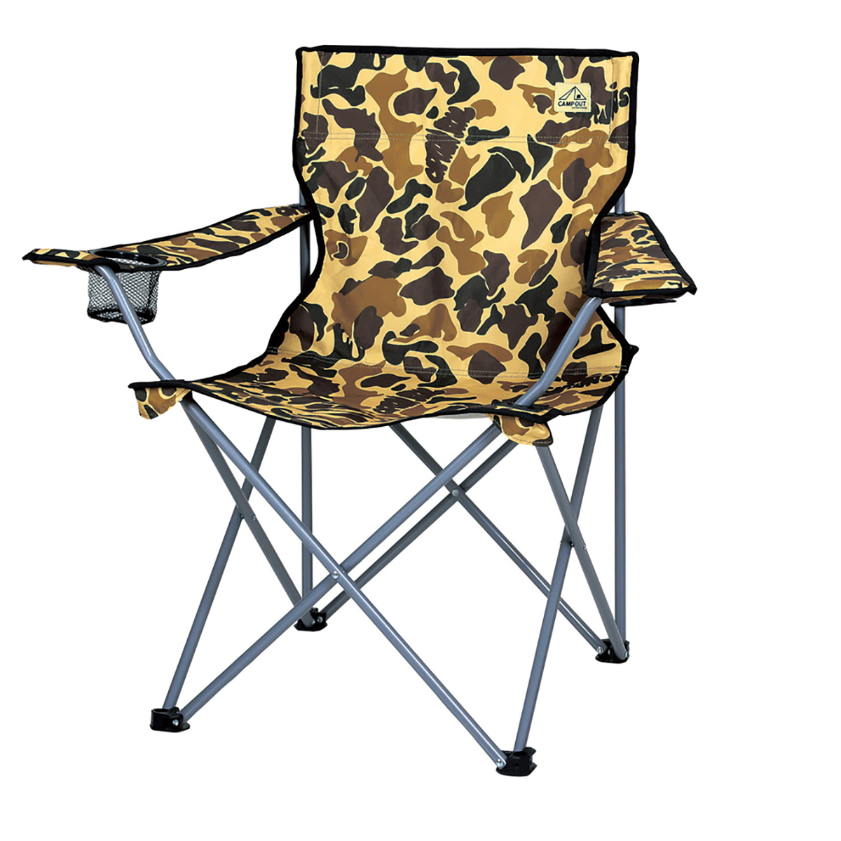 キャンプアウト ラウンジチェア(カモフラージュ) - アウトドア