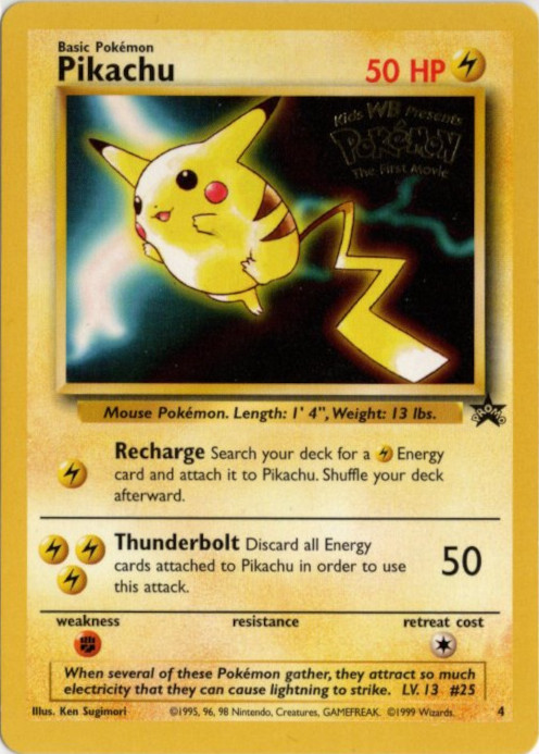 ピカチュウ 海外版 英語版 プロモ Pikachu - 4 -【Card Chicken】