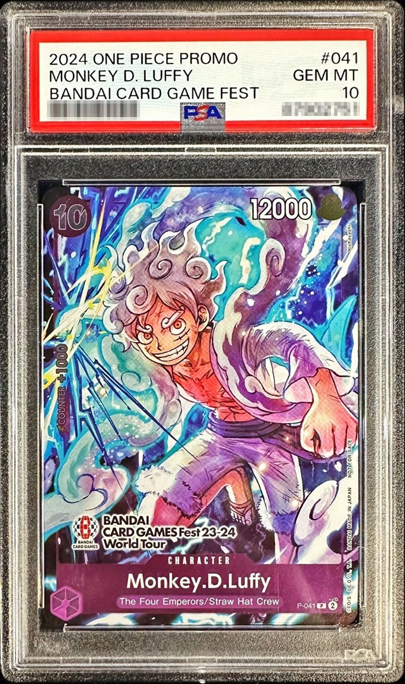 PSA10鑑定済〕モンキー・D・ルフィ(英語版/illust:Nijihayashi)【P】{P
