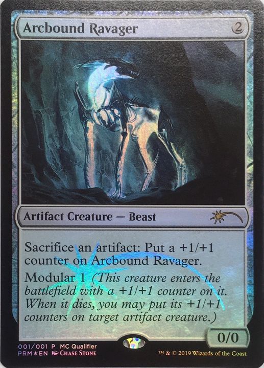 EX+]電結の荒廃者/Arcbound Ravager《英語》【WMCQ Promo Cards】