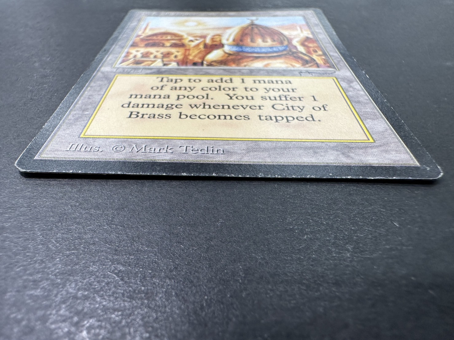 ARN アラビアンナイト 真鍮の都 1枚 部分インクド 初版 英語 MTG ARN