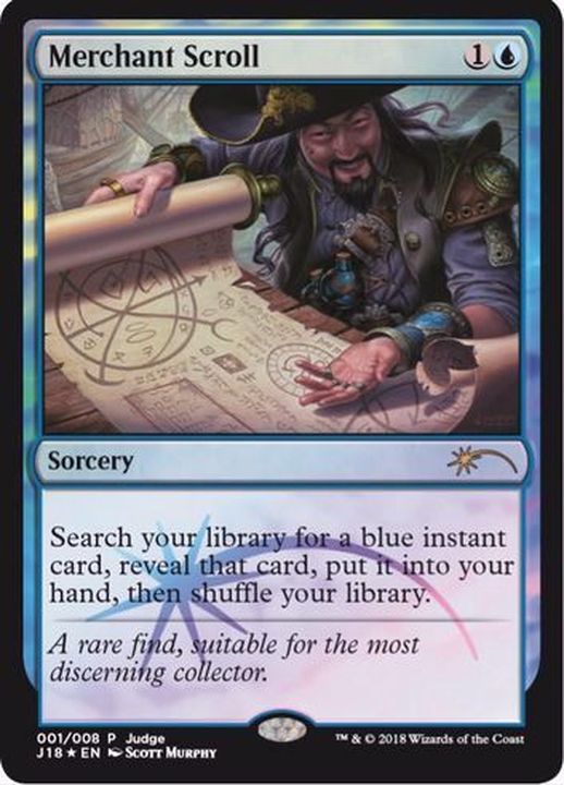 FOIL)商人の巻物/Merchant Scroll《英語》【Judge Promos】