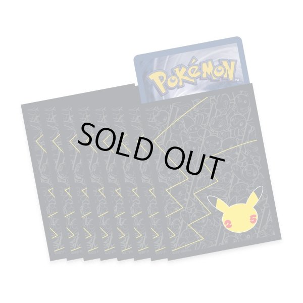 デッキシールド『海外/ピカチュウ25th(しっぽ)※』65枚入り【サプライ】{-}