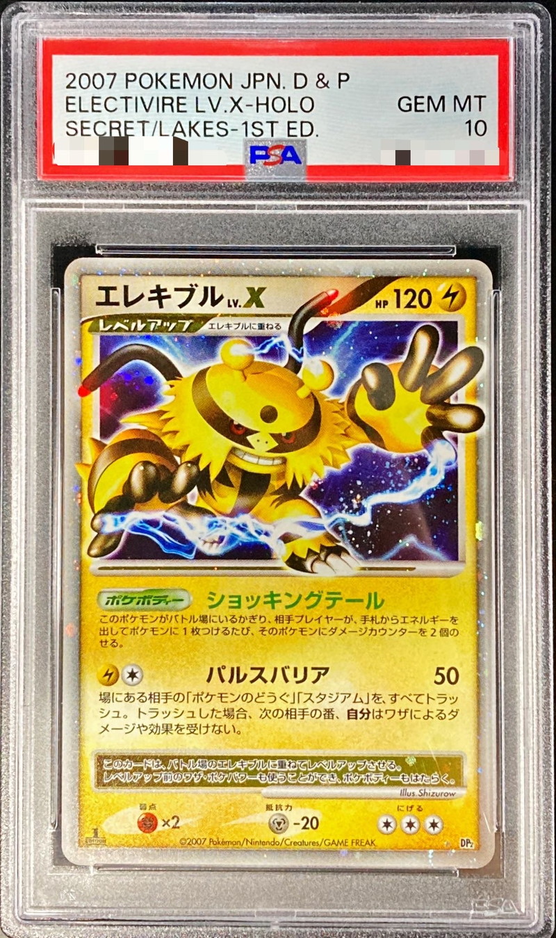 PSA10鑑定済〕エレキブルLV.X【☆】{-}