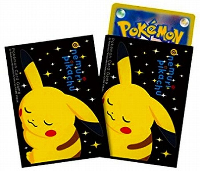 デッキシールド『おねむりピカチュウ』32枚入り【サプライ】{-}