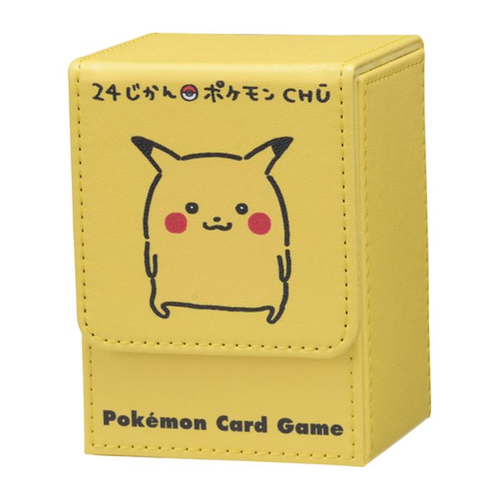 フリップデッキケース『24じかんポケモンCHU ピカチュウ』【サプライ】{-}