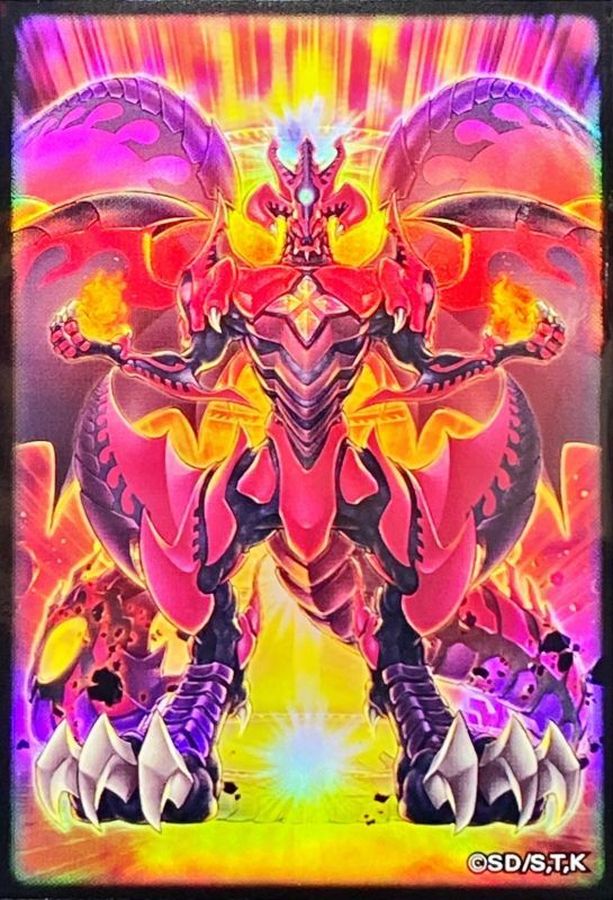 遊戯王 スカーレッド・スーパーノヴァ・ドラゴン スリーブ 60枚 未使用