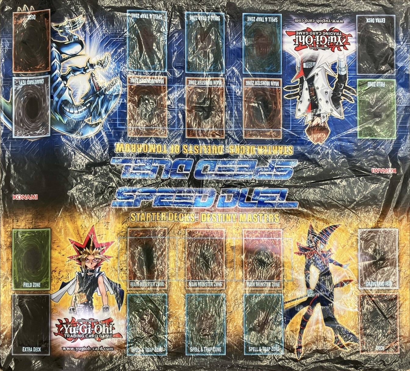 状態A-〕プレイマット『闇遊戯&海馬瀬人(二人用)』【-】{-}《プレイ