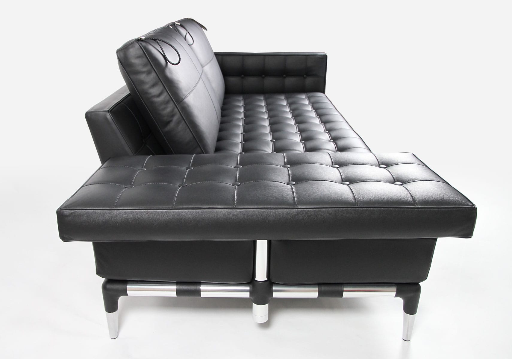 Cassina（カッシーナ）241-31 PRIVE 2人掛ワイド 黒革（13X606