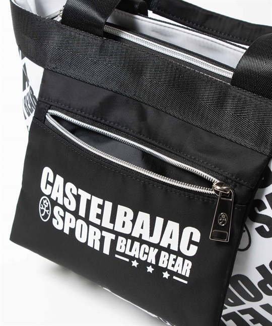 BLACK】 BEAR総柄Ptラウンドバッグ | カステルバジャック（CASTELBAJAC