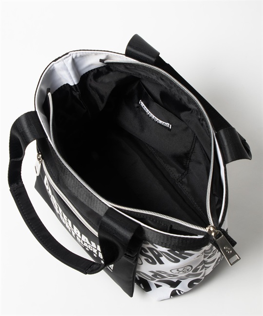 BLACK】 BEAR総柄Ptラウンドバッグ | カステルバジャック（CASTELBAJAC