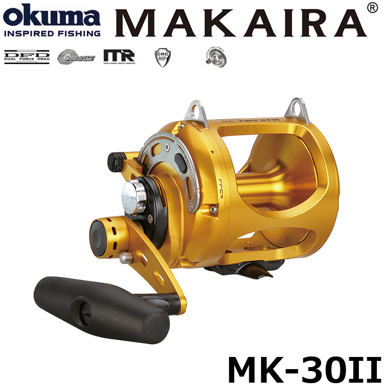 オクマ(OKUMA) マカイラ(MAKAIRA) MK-30II/GOLD ☆特別割引品 オクマ