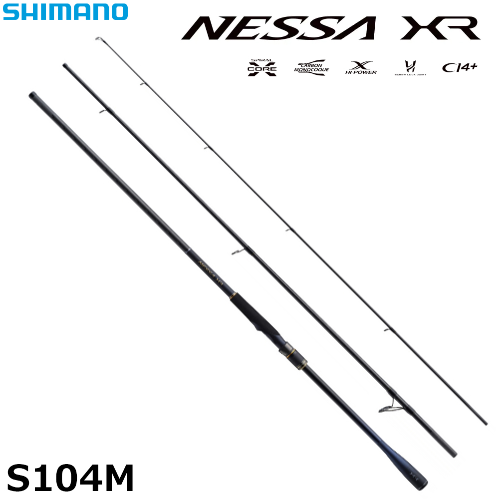 シマノ(SHIMANO) ネッサ XR S104M ネッサ[NESSA] (サーフヒラメロッド