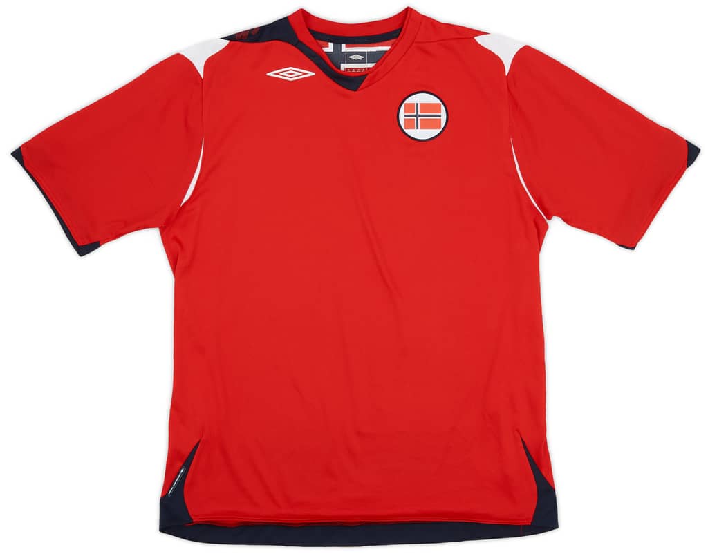 2006-08 Norway Home Shirt - 9/10 - (XL)