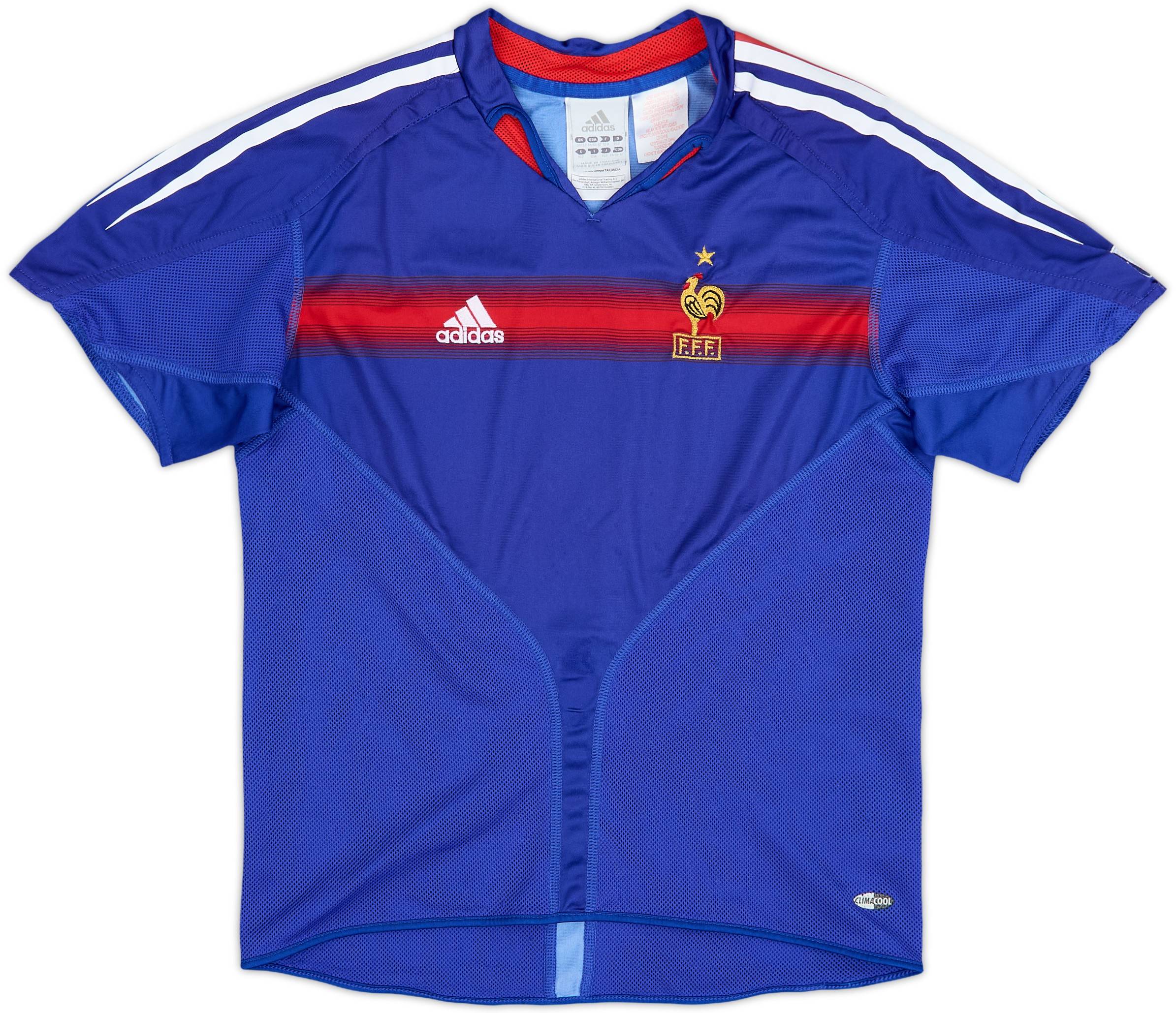 2004-06 France Home Shirt - 10/10 - (M.Boys)