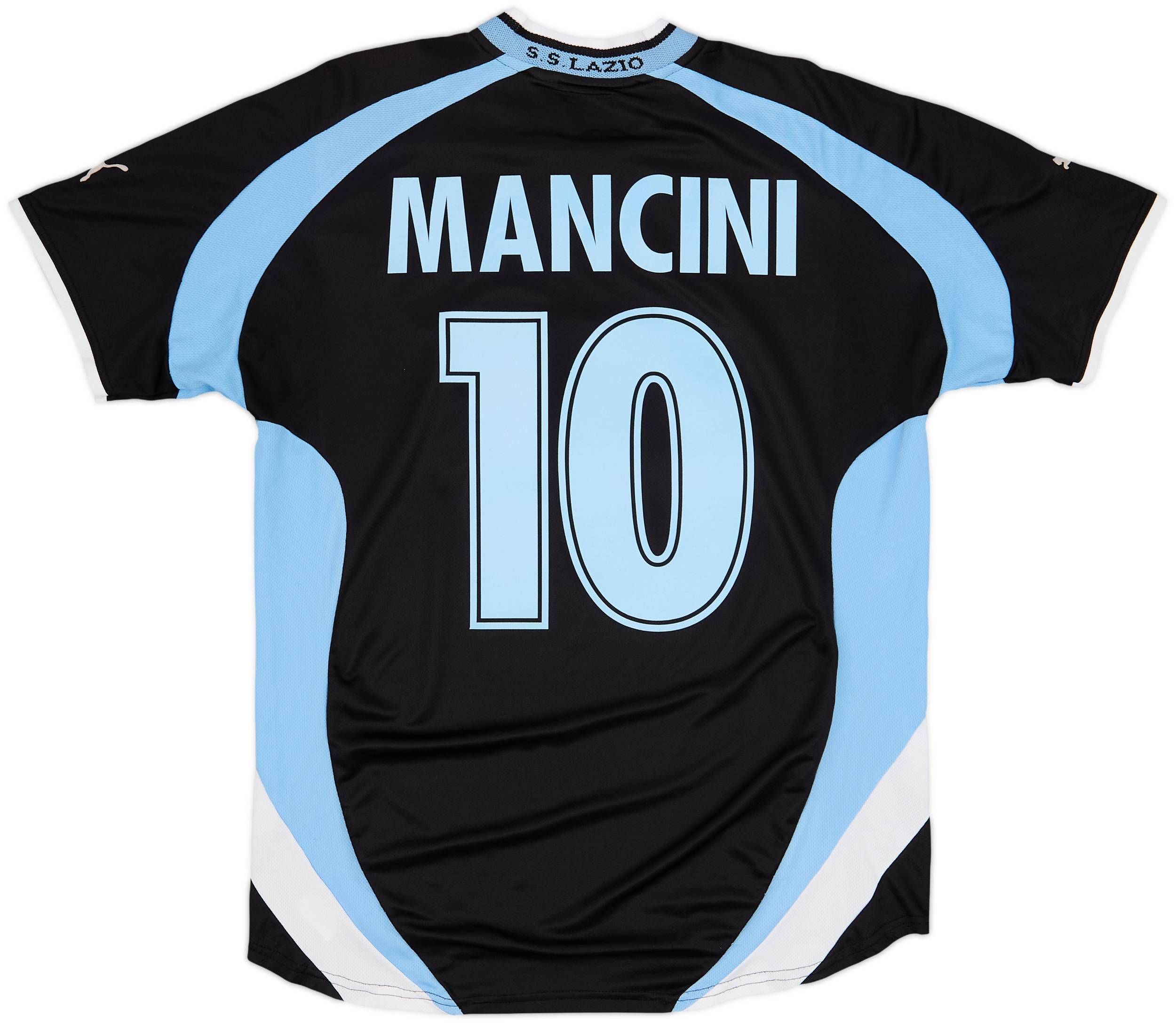 1999-00 Lazio Away Shirt Mancini #10 - 8/10 - (L)