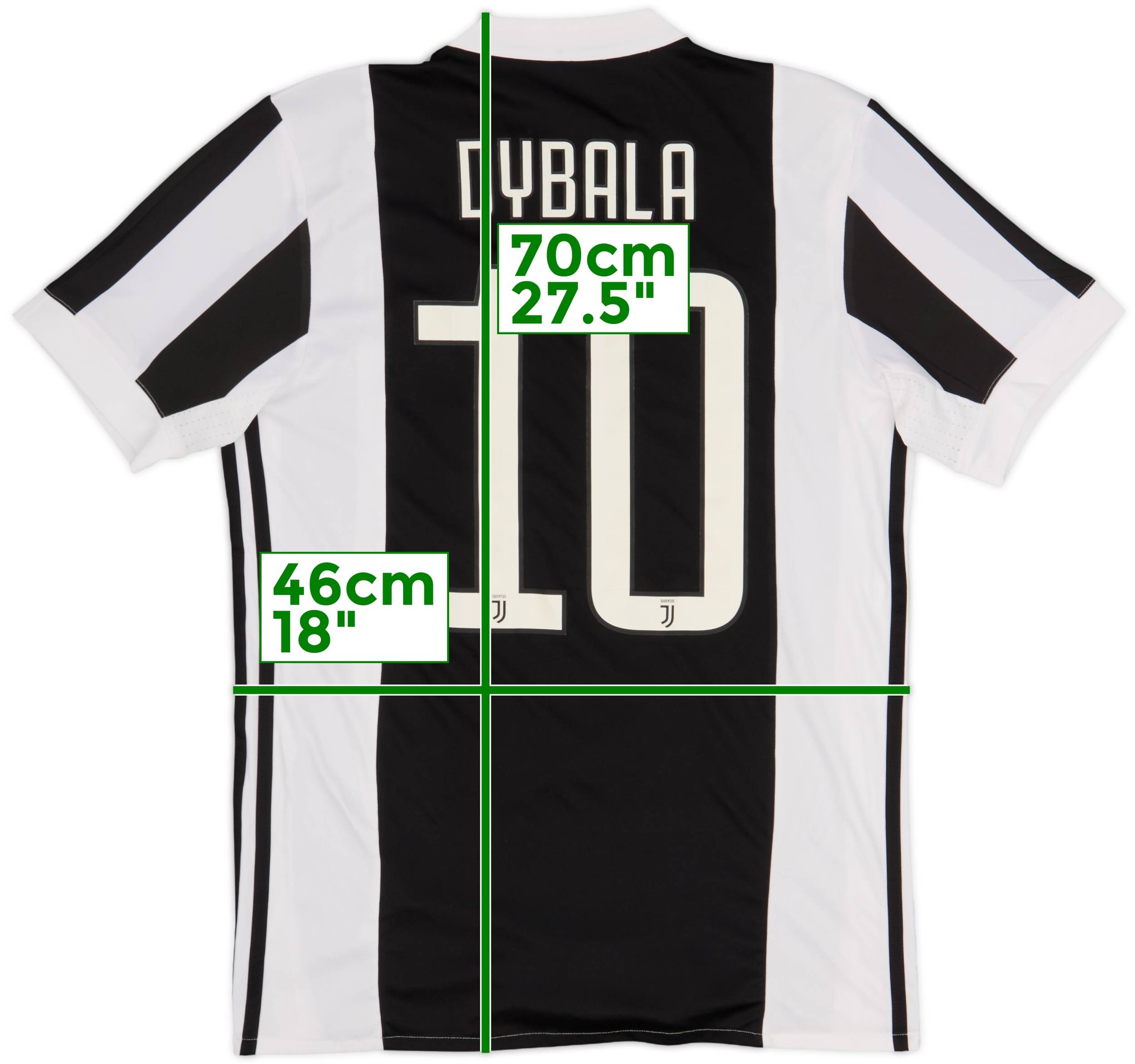 2017-18 Juventus Home Shirt Dybala #10 - 8/10 - (S)