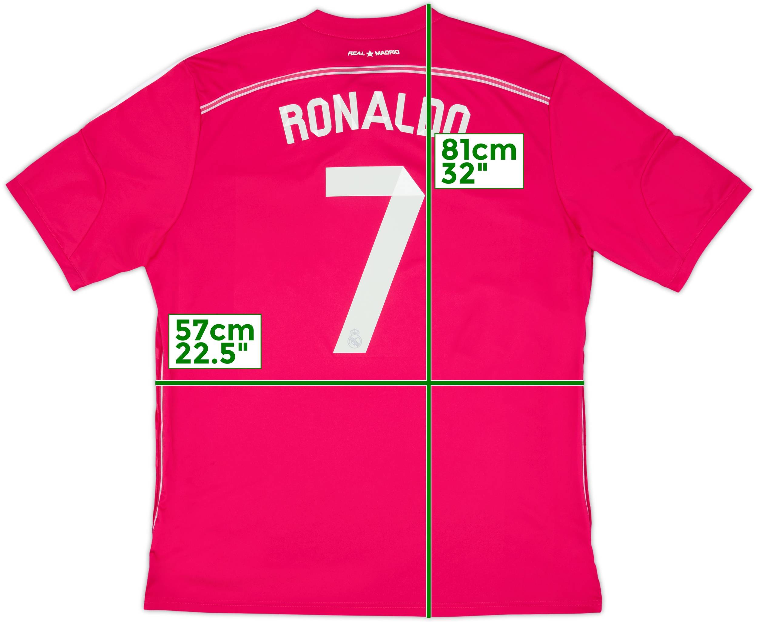 2014-15 Real Madrid Away Shirt Ronaldo #7 - 9/10 - (XXL)