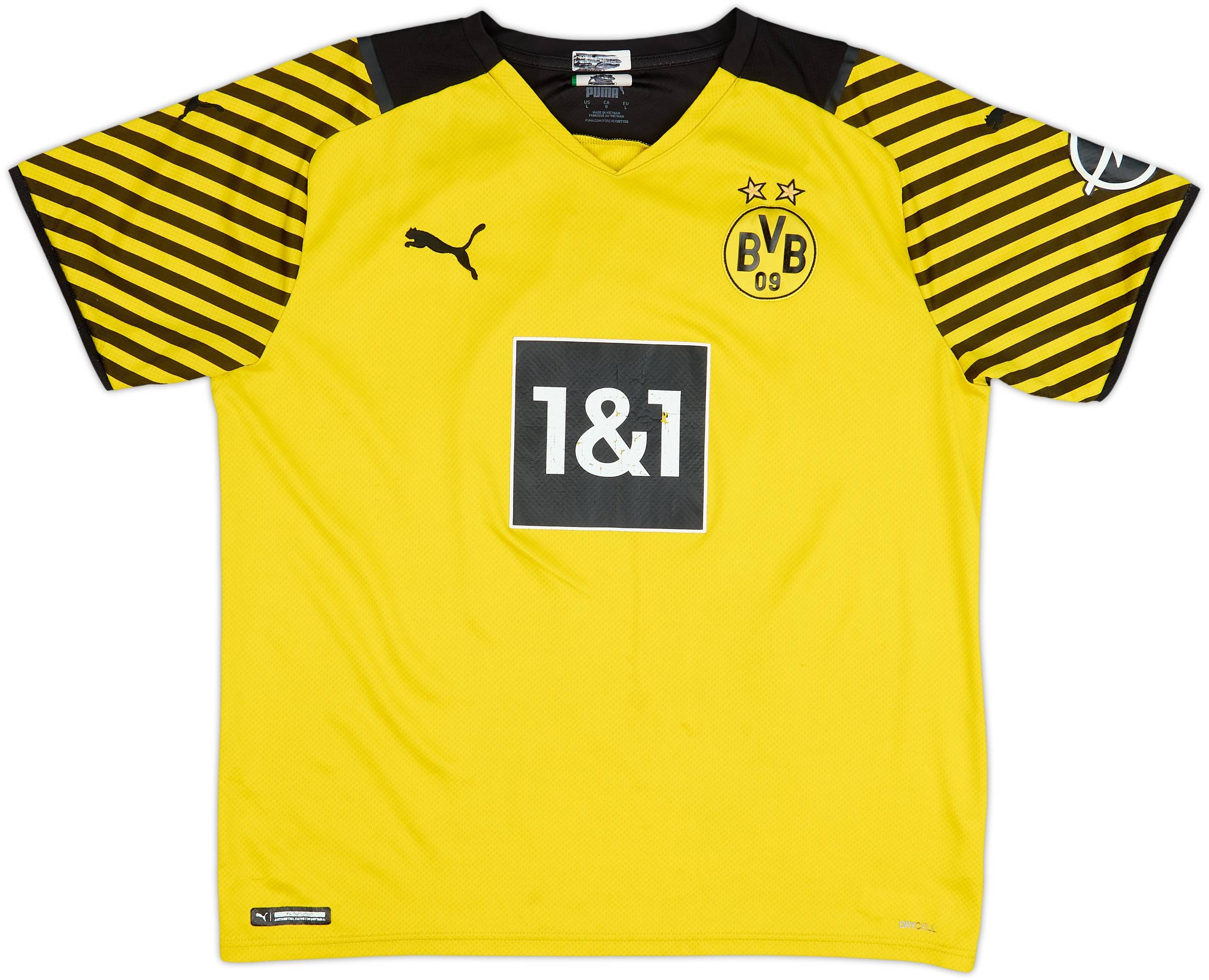 2021-22 Borussia Dortmund Home Shirt - 4/10 - (L)