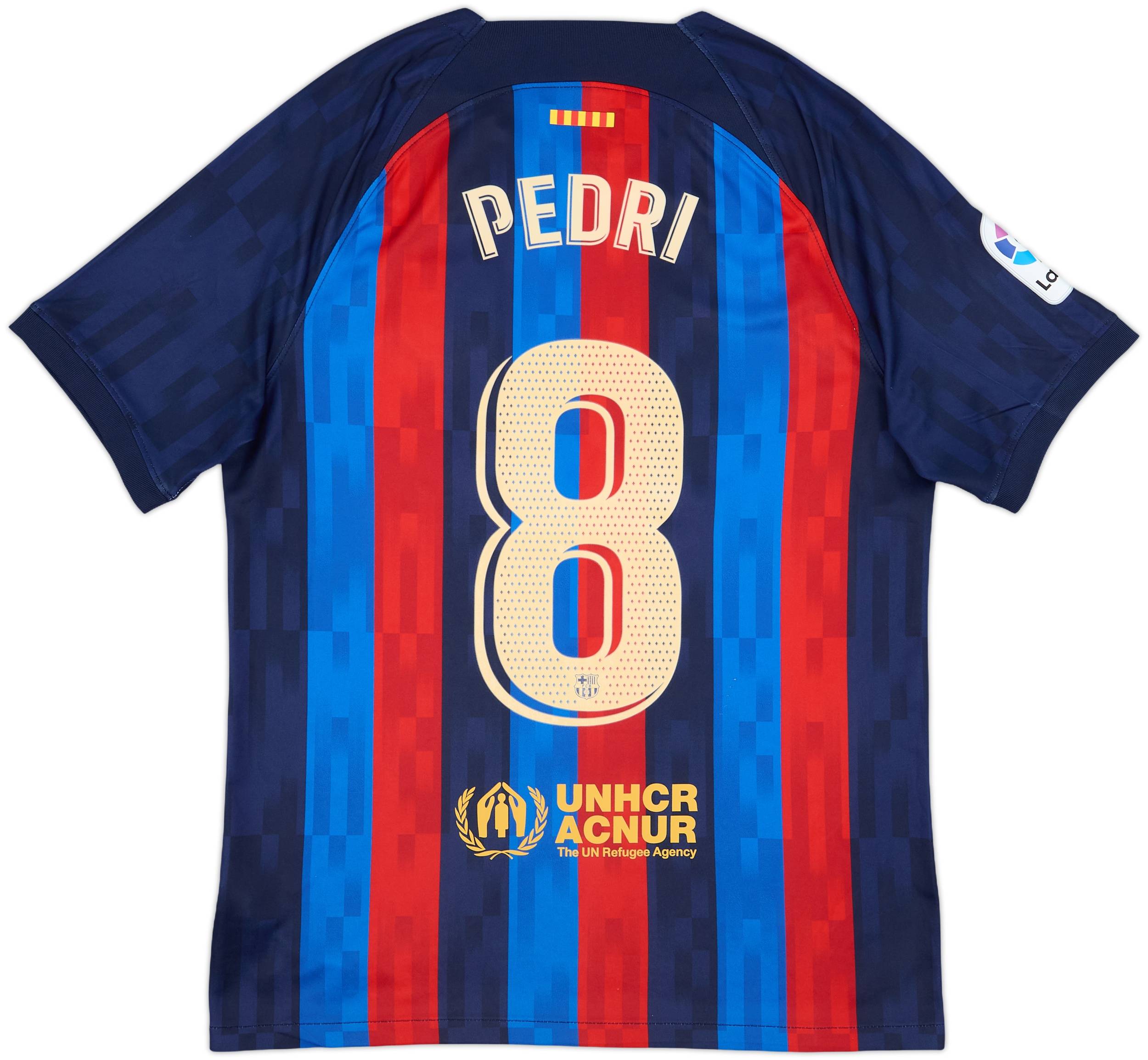 2022-23 Barcelona Home Shirt Pedri #8 - 8/10 - (M)
