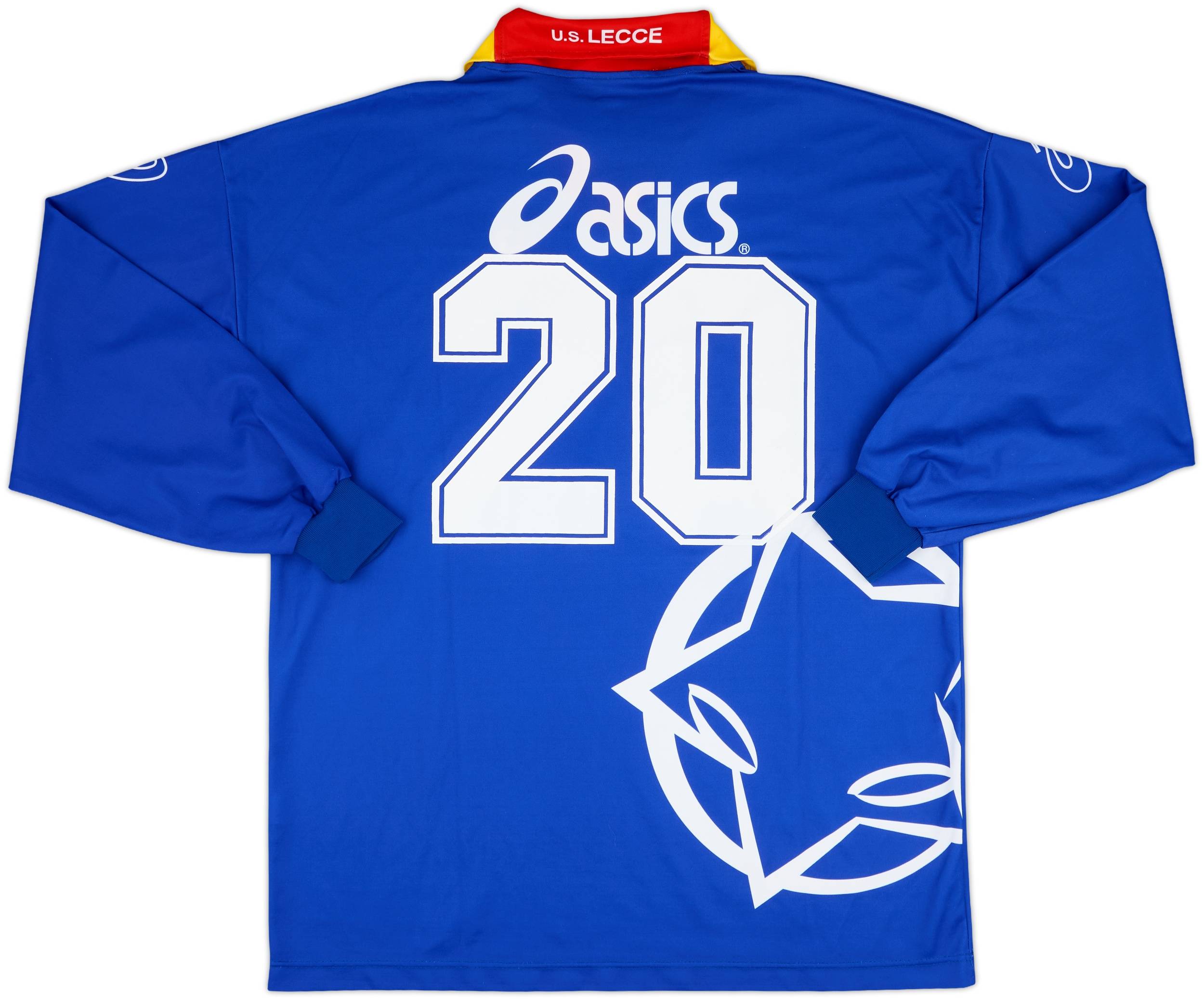 1999-00 Lecce Player Issue Asics Training L/S Shirt #20 - 8/10 - (XXL)