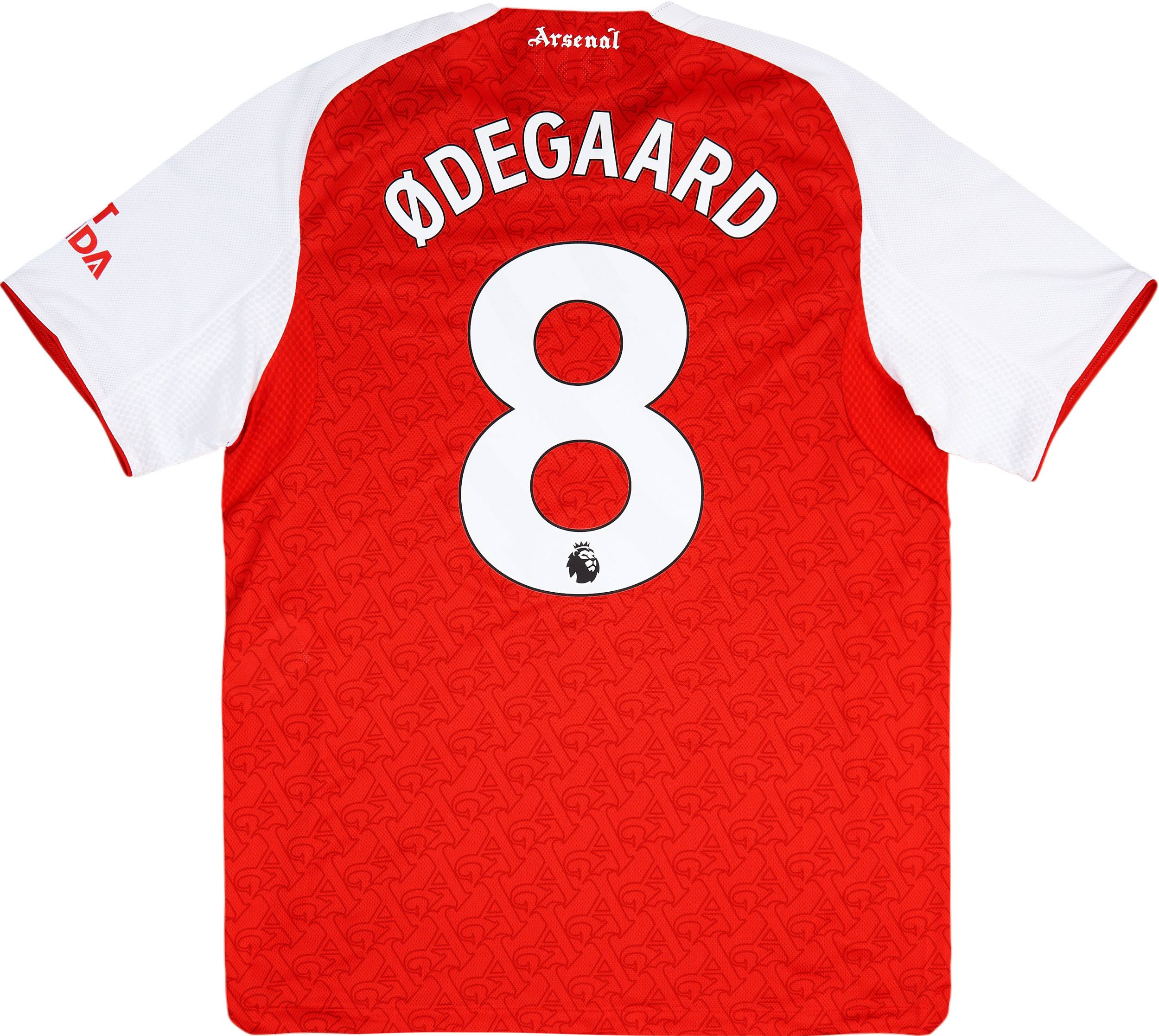 2025-26 Arsenal Auténtica Local Camiseta Odegaard #8