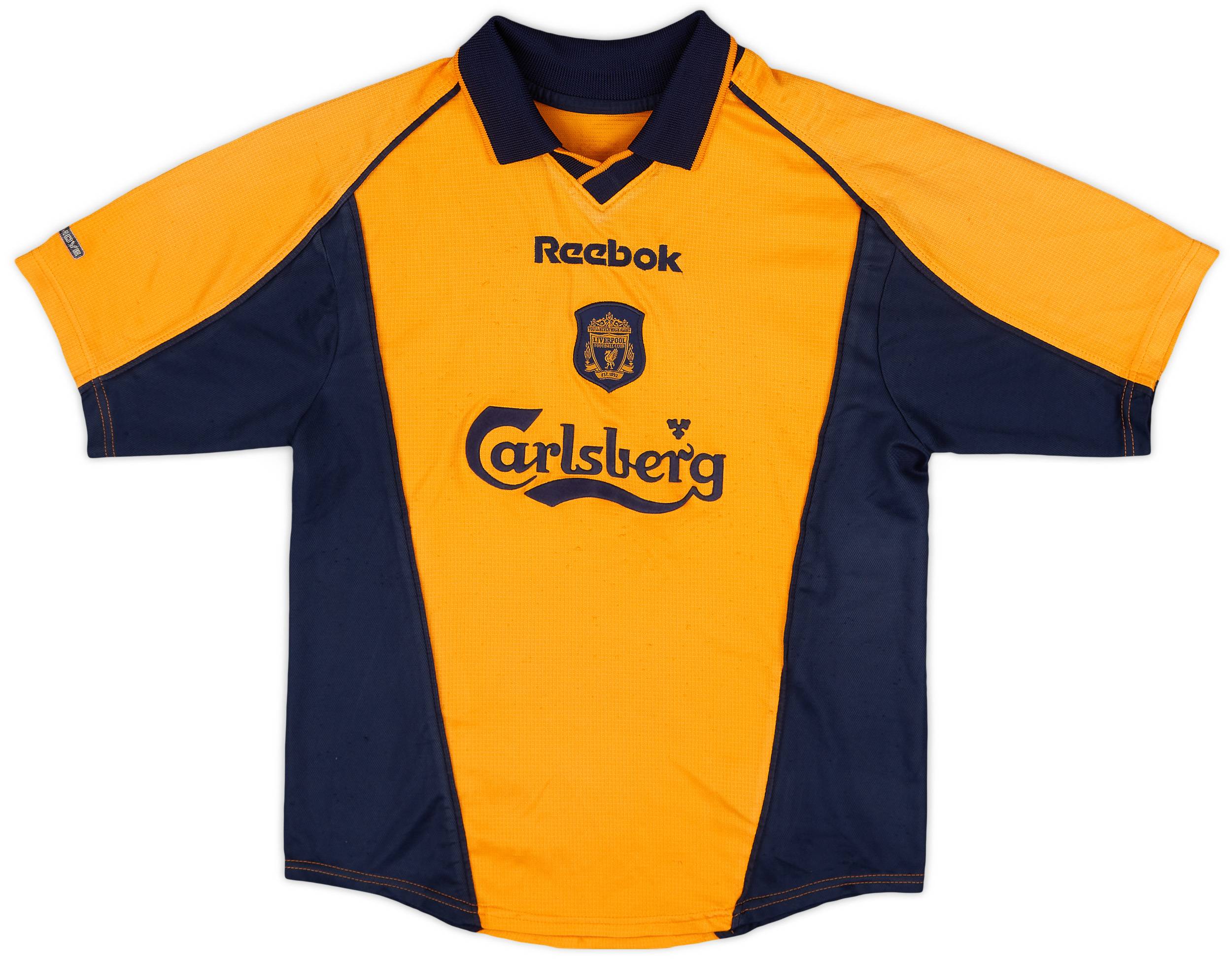 2000-02 Liverpool Away Shirt - 6/10 - (M.Boys)