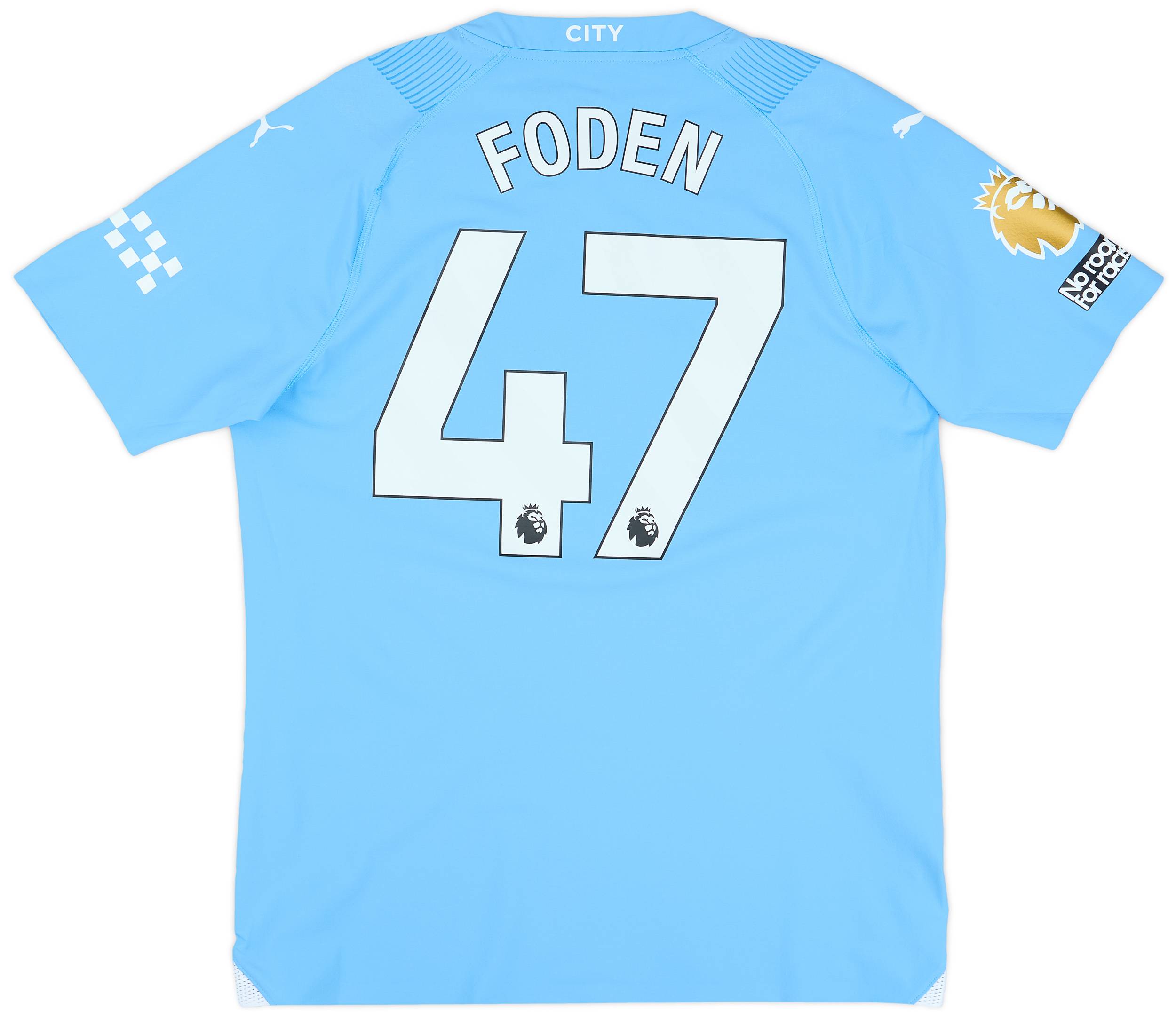 2023-24 Manchester City Player Issue Home Shirt Foden #47
