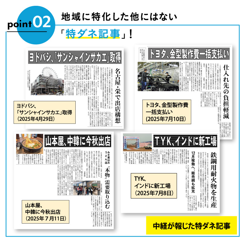 中経」を読んでいる会社は強い。全国唯一の地域経済専門紙「中部経済新聞」