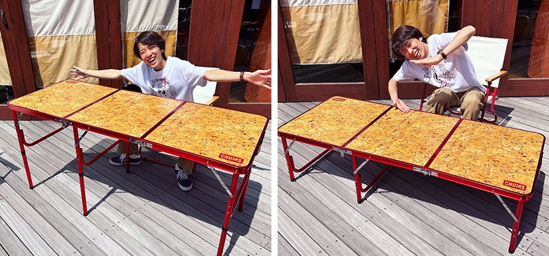 キャンプやおうちでも大活躍！チャムスの「テーブル」シリーズ