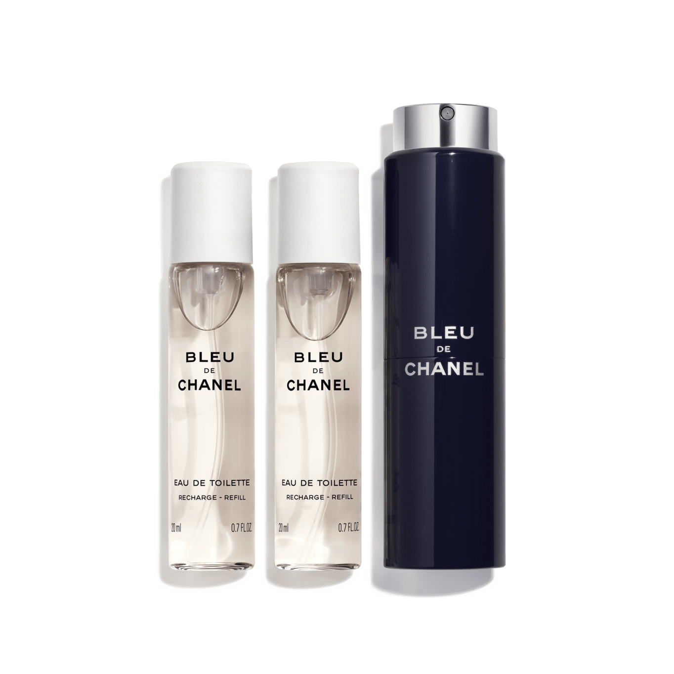 BLEU DE CHANEL Eau de Toilette Twist and Spray (EDT) - 3x0.7 FL