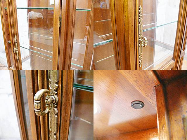 DREXEL】ドレクセル Francesca フランチェスカ キュリオケース ガラス