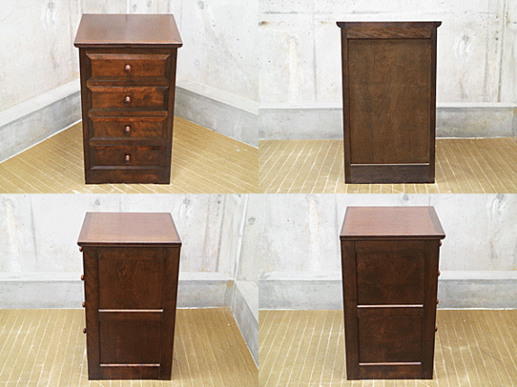 松本民芸家具】松民 高級 4段チェスト 整理箪笥 引出し ミズメ桜 出張