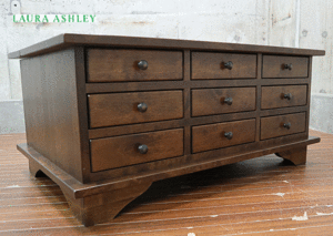 LAURA ASHLEY】ローラアシュレイ Garrat ギャラット 9ドロワー