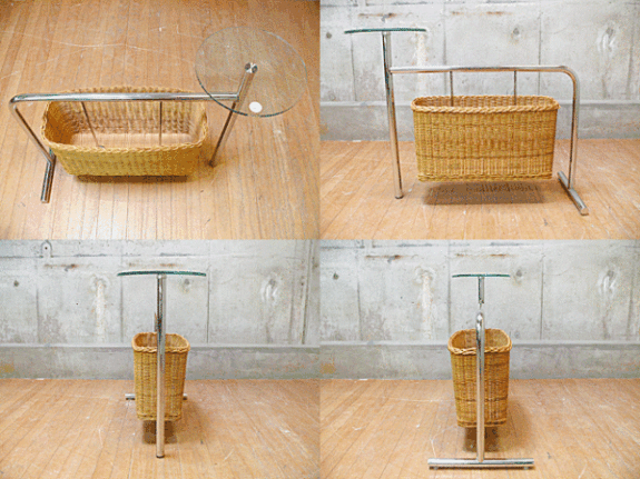 zanotta】ザノッタ Potto Reading Basket with Side Table ポト