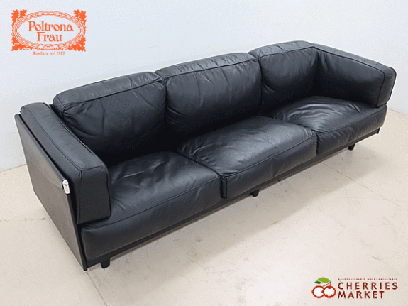 PoltronaFrau】ポルトローナ・フラウ IDC大塚家具 TWICE トゥワイス 黒