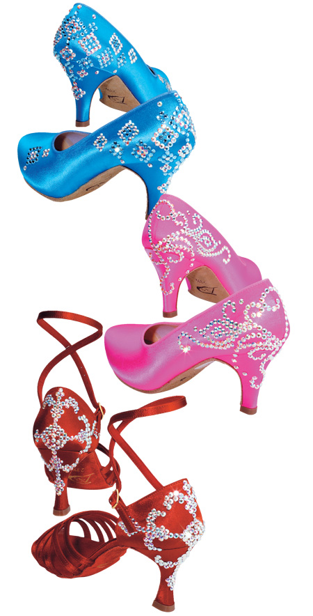 ストーンデコレーション/デコレーション シューズ｜社交ダンス用品通販