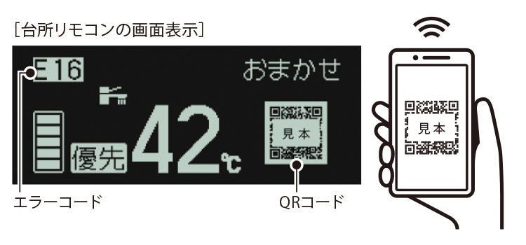 リモコン - おひさまエコキュート