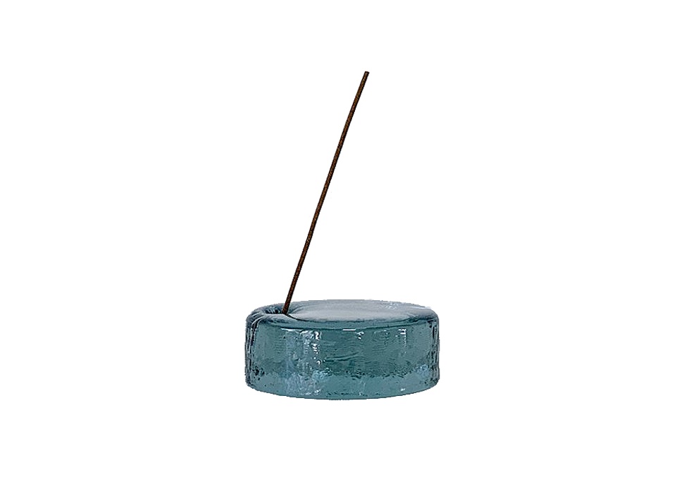 wa/ter / ウォーター】INCENSE STAND 90φ / blue greyの商品詳細ページ