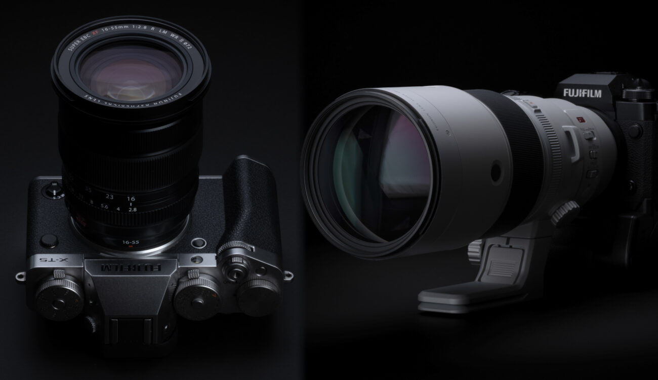 FUJINON XF16-55mm F2.8 R LM WR II and XF500mm F5.6 R LM OIS WR