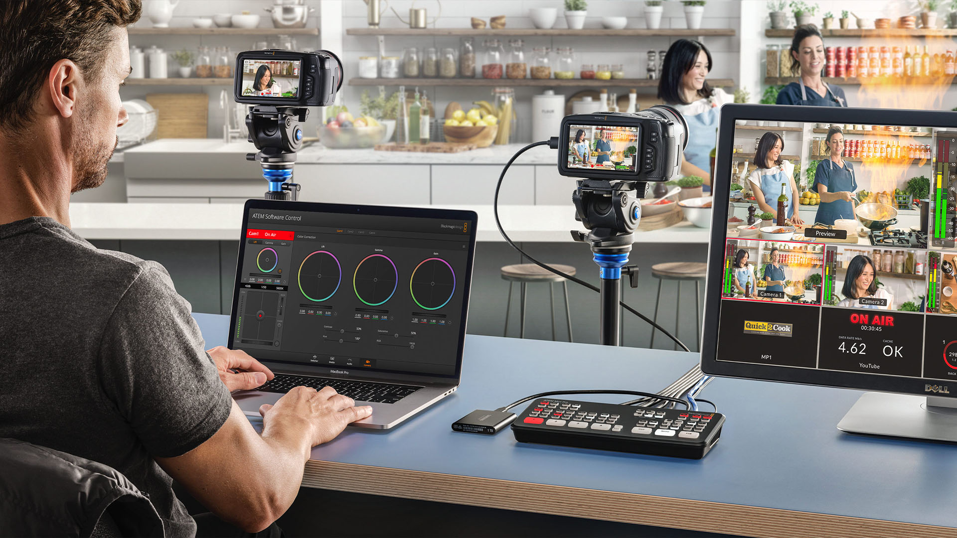 ブラックマジックデザインがATEM Mini Pro ISOとATEM Stream Bridgeを